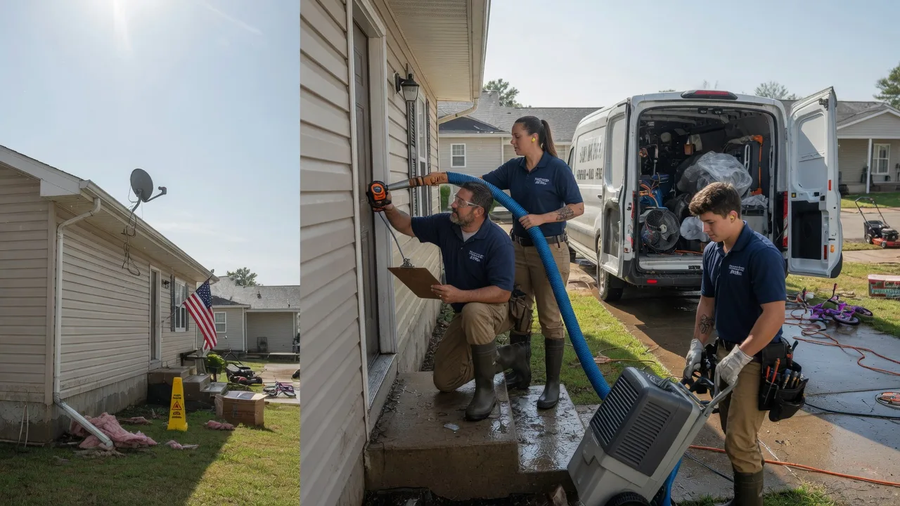 Ceiling Water Damage Restoration in Center, KY near me